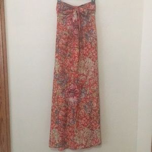 Small Strapless Maxi Dress